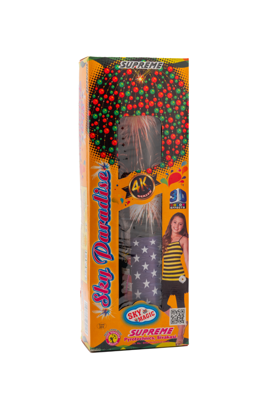 Supreme Sky paradise 4k series 4" single shot