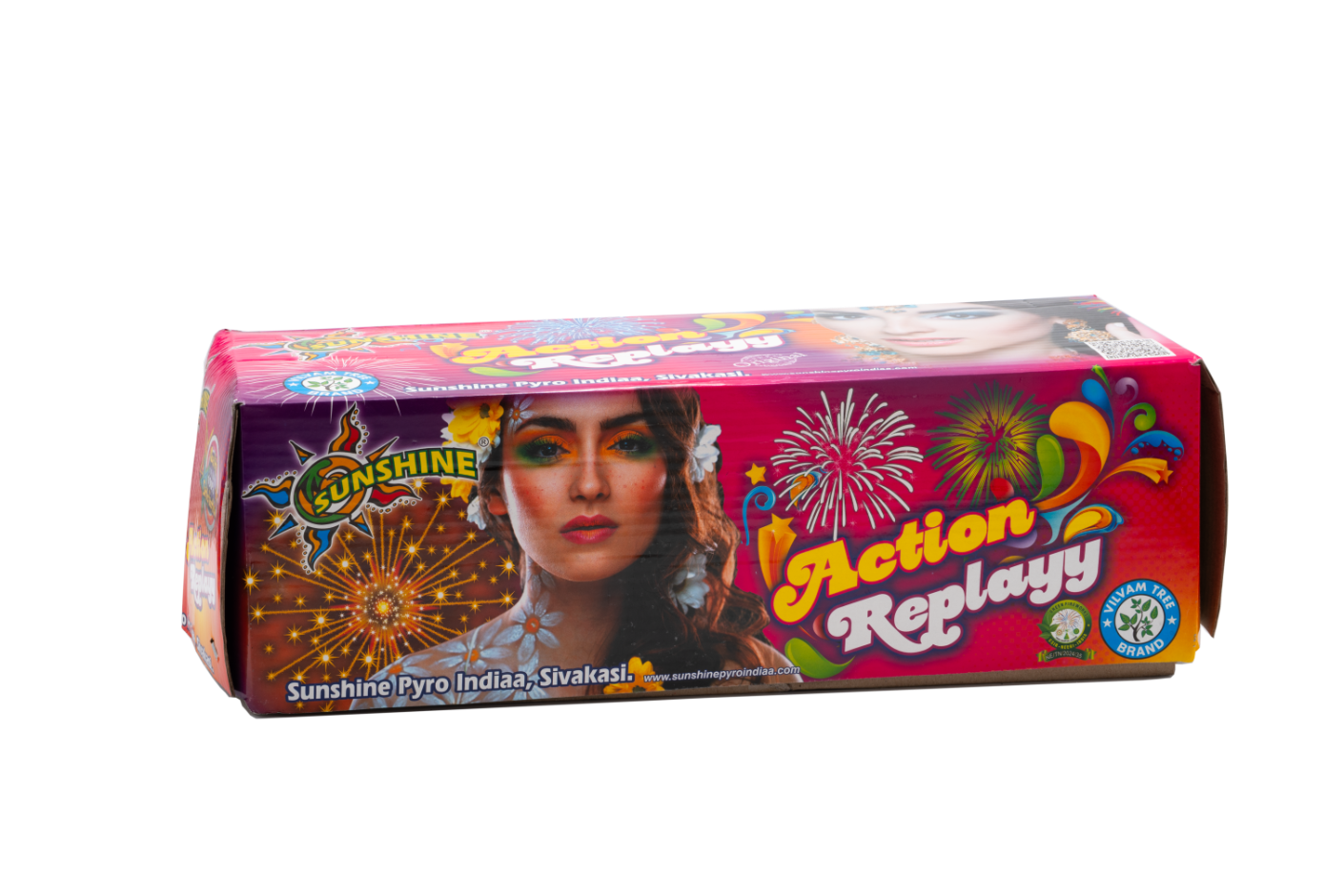 SUNSHINE Action Replay 100 shots Multicolour